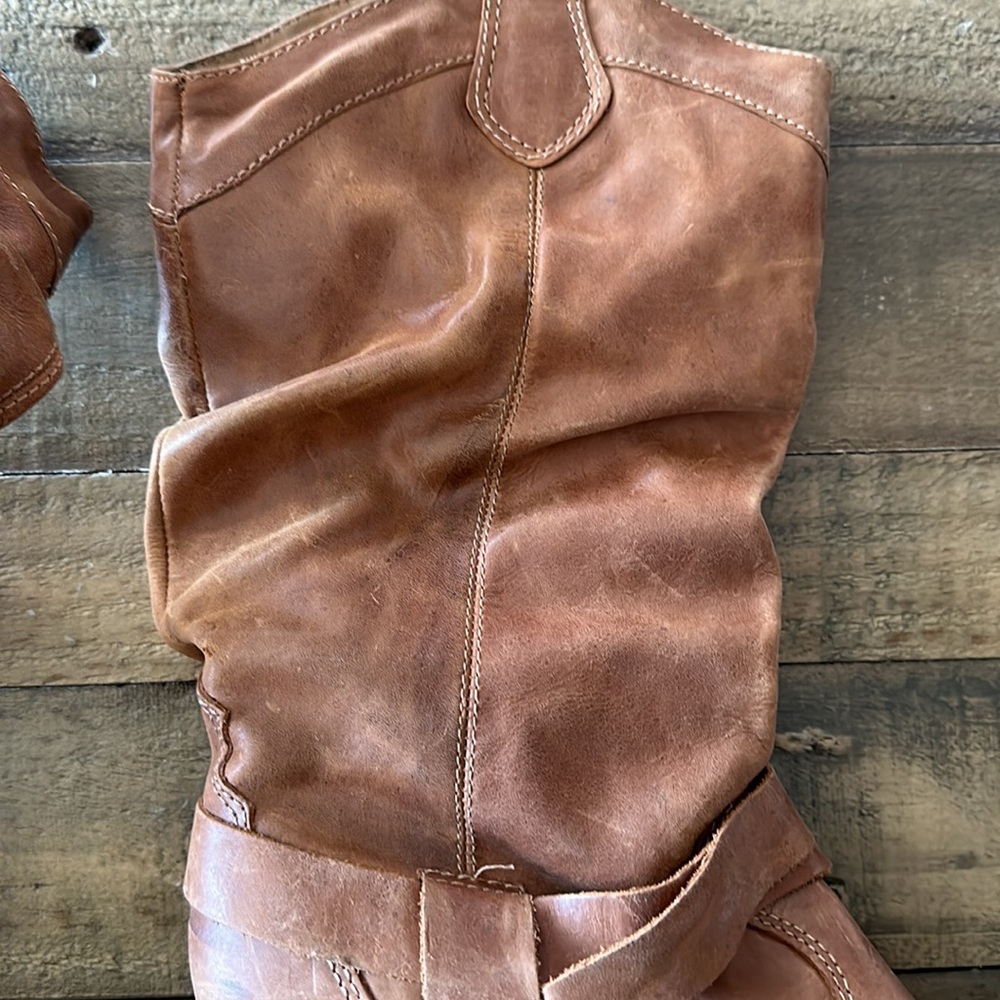 Steven Madden Cowboy Boots with Buckle Detail - Picture 6 of 11